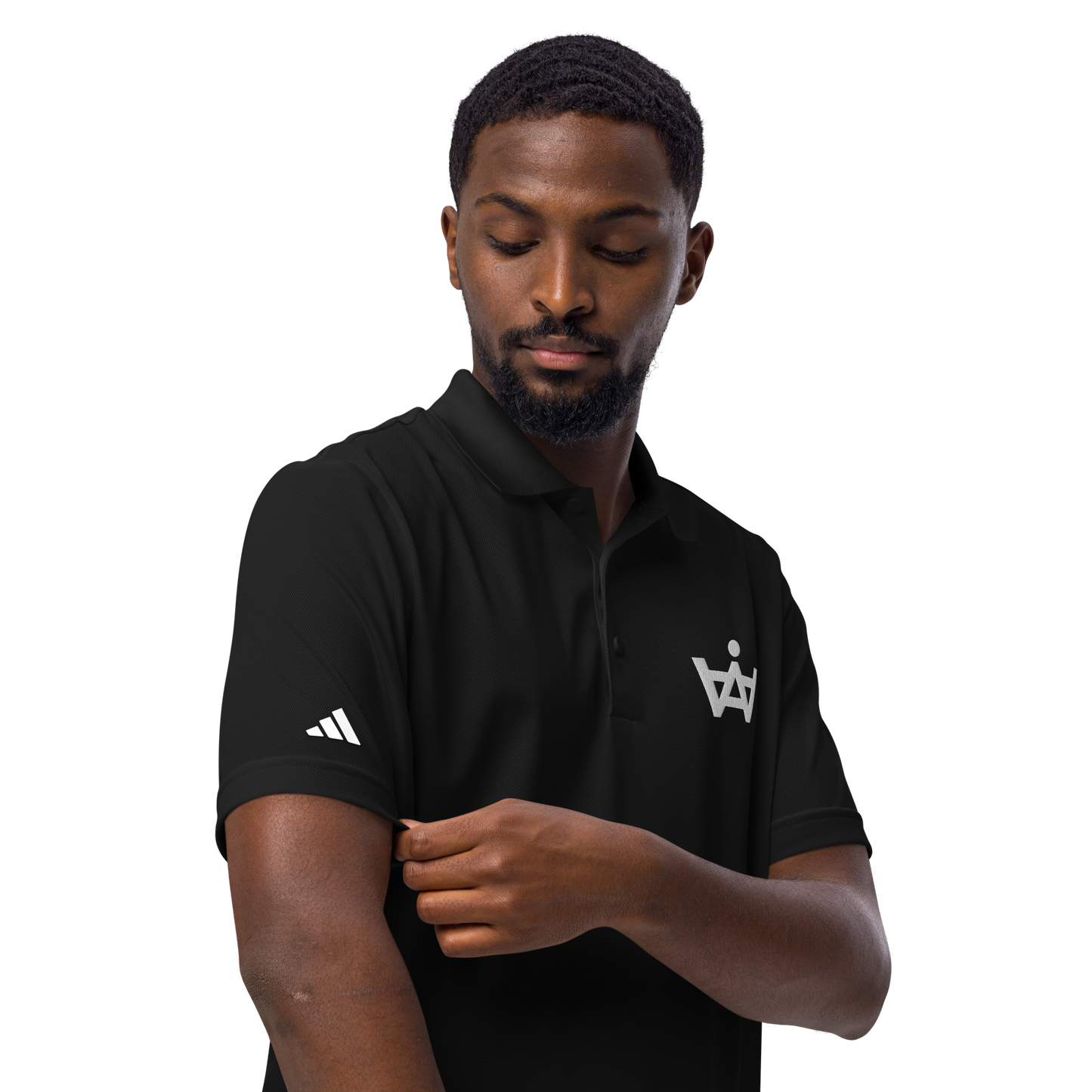 Adidas Sport Logo Polo - White Logo