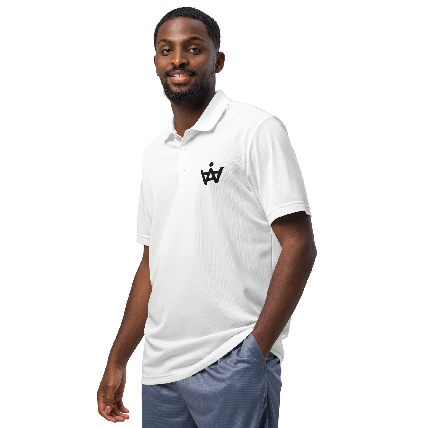 Adidas Sport Logo Polo - Black Logo