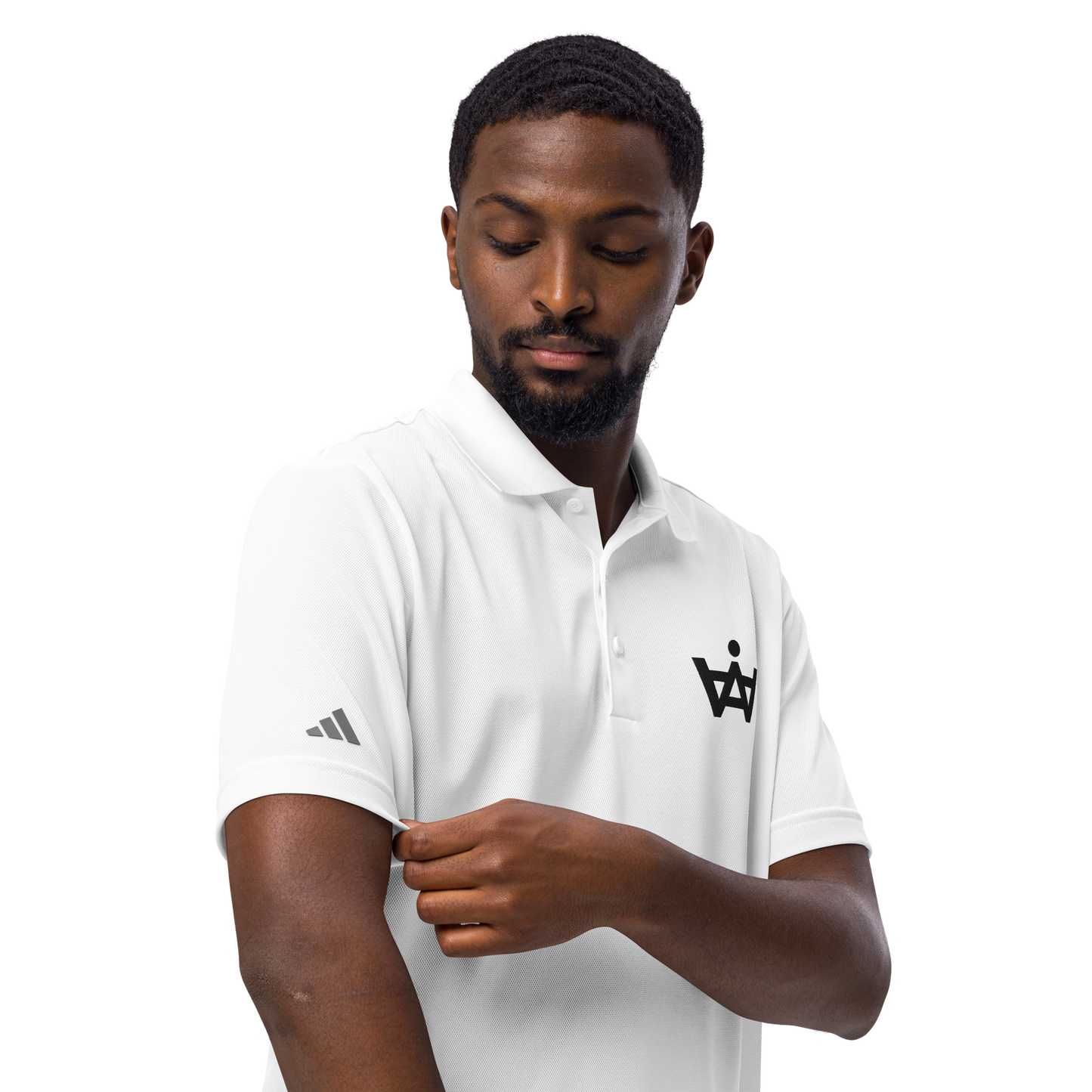 Adidas Sport Logo Polo - Black Logo